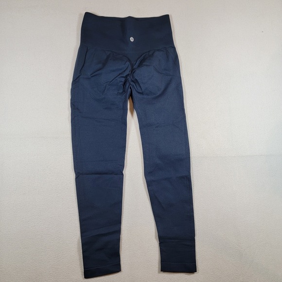 Halara Lot of 2 Seamless Flow High Waist Tummy Control Lift Leggings M 7/8 Navy - Picture 2 of 9